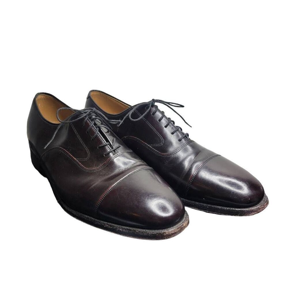 Johnston & Murphy Melton Cap Toe Dress Shoe Sz 12